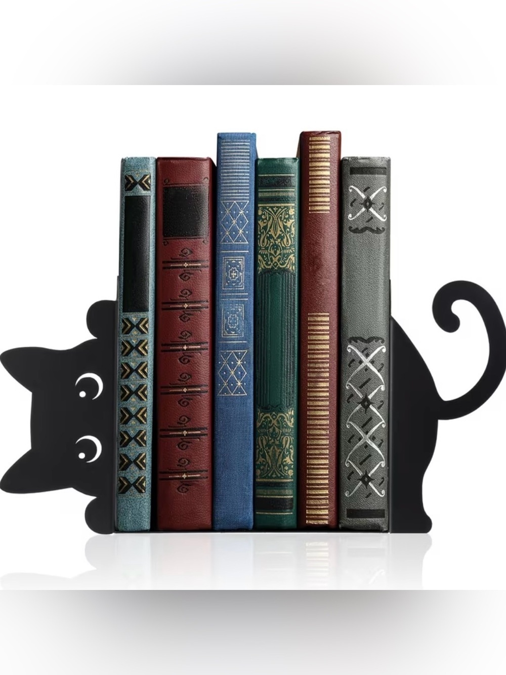 Metal Cat bookends!